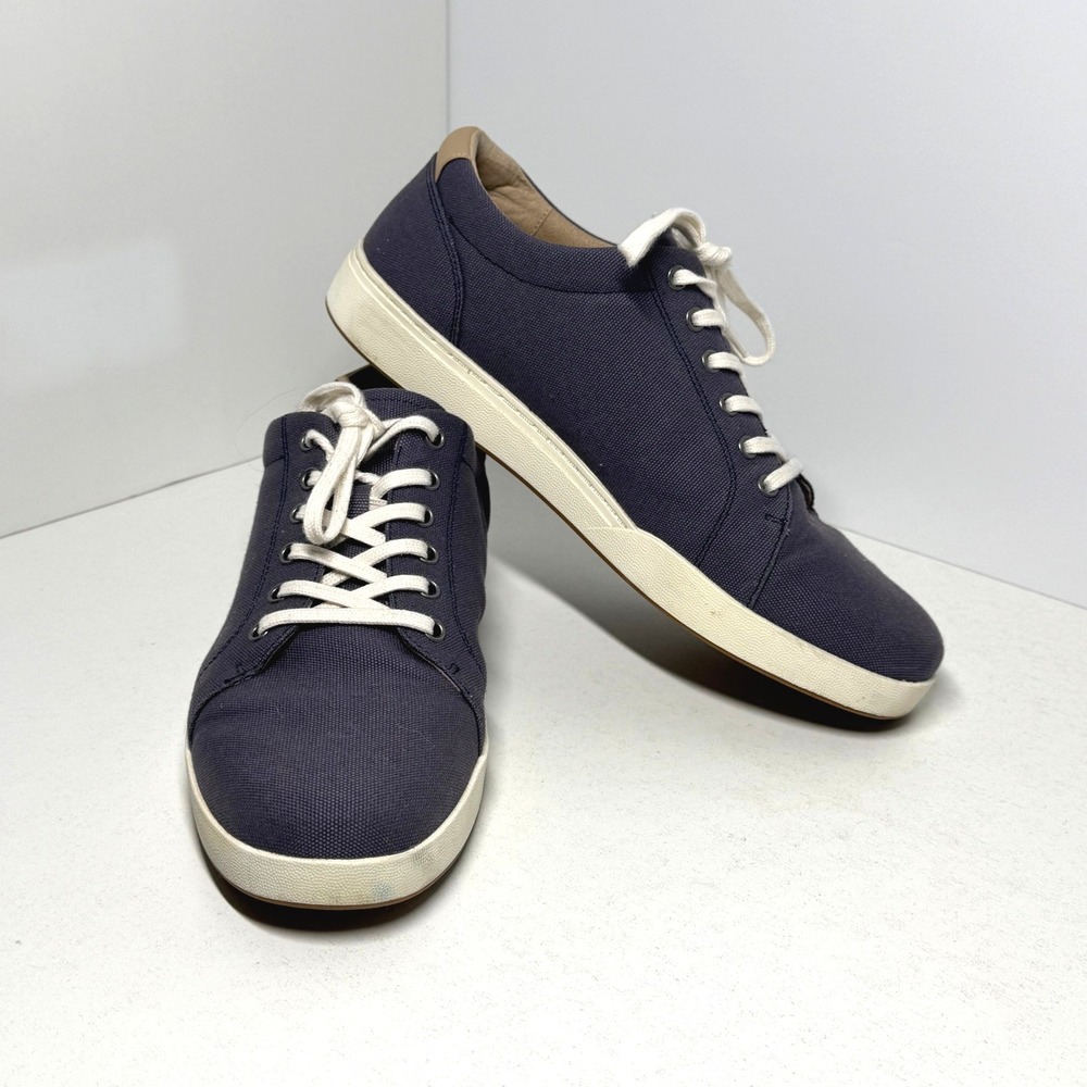 ABEO Encore Lace Navy Blue Textile Sneakers Womens 10 Neutral Low Top Shoes